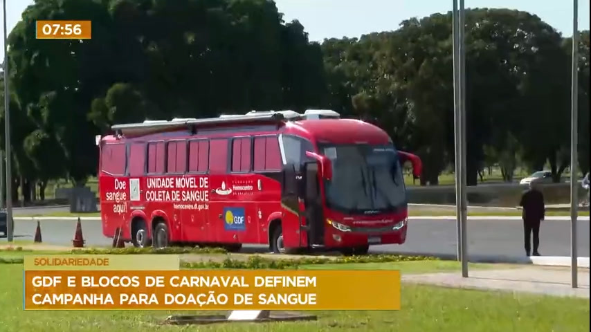 Vídeo: Campanha do Hemocentro realiza coleta de sangue para o Carnaval