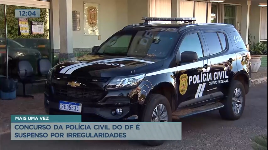 Vídeo: Concurso da Polícia Civil do DF é suspenso por irregularidades