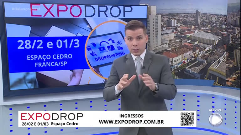 Vídeo: EXPODROP - Balanço Geral - Exibido 13/02/2023
