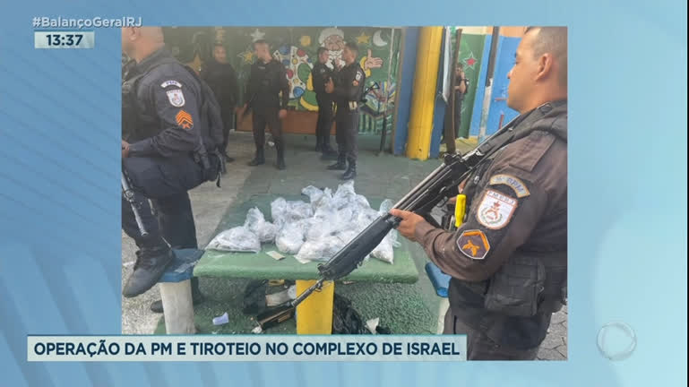 Vídeo: PM faz operação para coibir ação de criminosos e retirar barricadas em comunidade no Rio