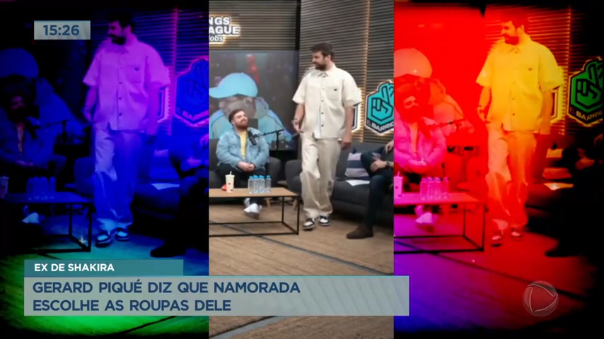 Vídeo: Gerard Piqué diz que namorada escolhe as roupas dele