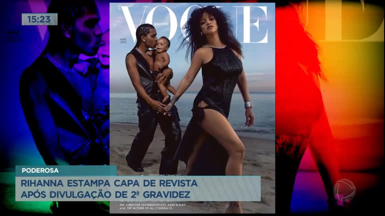 Vídeo: Rihanna estampa capa de revista após divulgação de 2ª gravidez