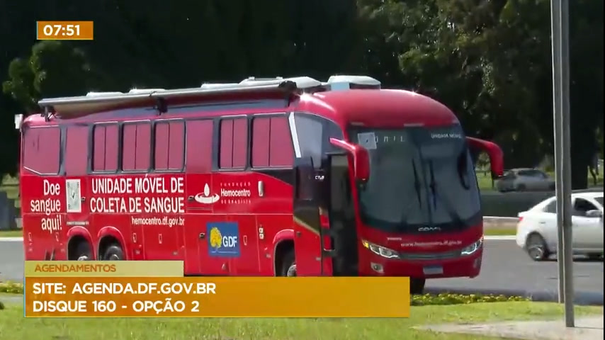 Vídeo: Ônibus do Hemocentro continua circulando pelas cidades para doação de sangue