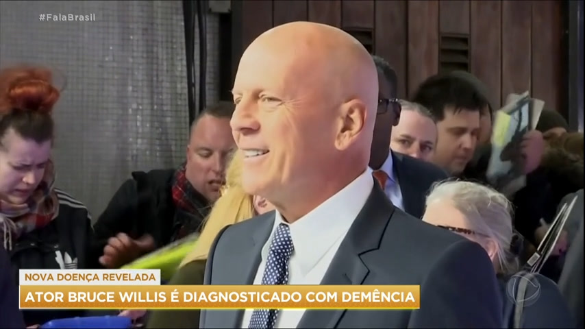 Vídeo: Bruce Willis é diagnosticado com demência