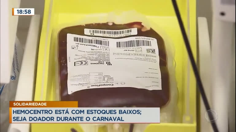 Vídeo: Carnaval vai contar com ponto de doação de sangue no DF