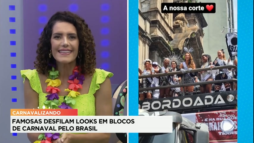 Vídeo: A Hora da Venenosa: famosas desfilam looks em blocos de Carnaval pelo Brasil