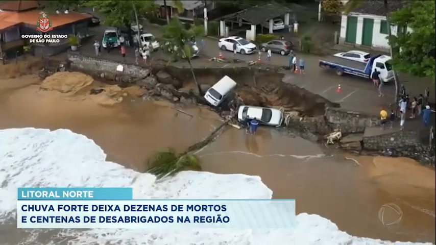 Chuvas Causam Estragos Na Baixada Santista E No Litoral Norte De SP ...