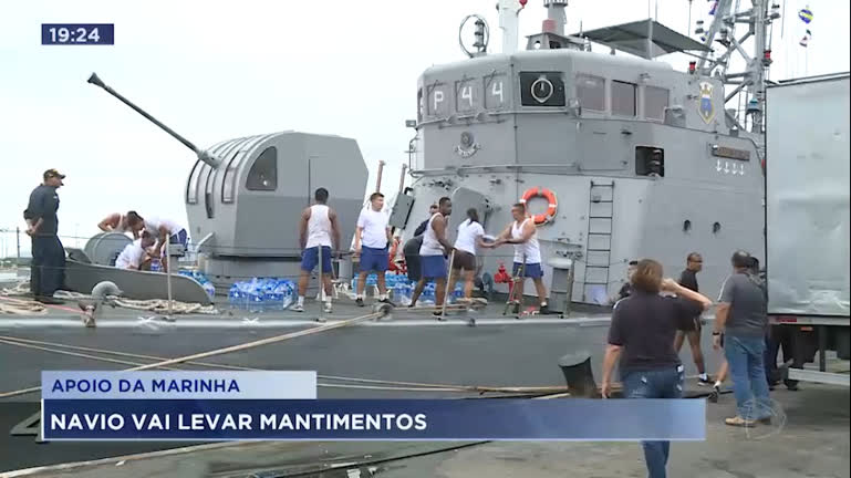 Vídeo: TRAGÉDIA LITORAL NORTE: Navio é enviado com doações.