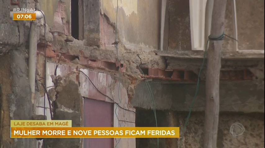 Vídeo: Mulher morta em desabamento de laje em Magé (RJ) comemorava aniversário