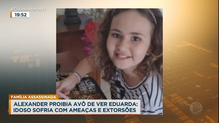 Vídeo: Avô de menina morta com a família no Recreio diz que era extorquido e sofria ameaças do pai da neta