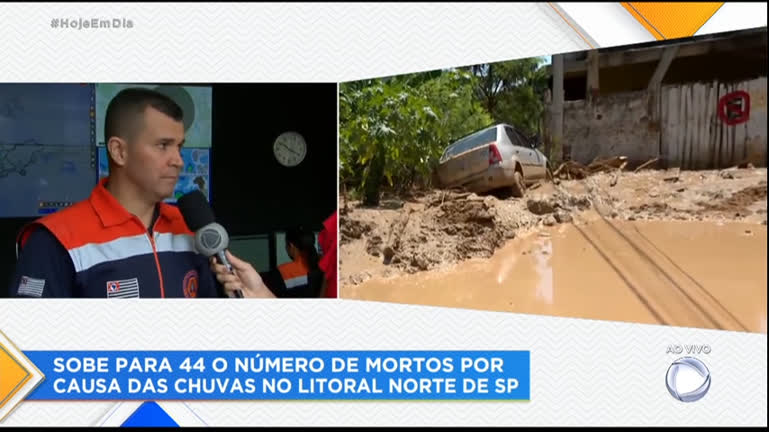 Vídeo: Porta-voz da Defesa Civil explica o que motivou a chuva intensa no litoral de SP