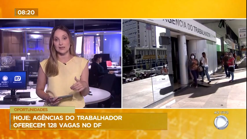 Vídeo: Agências do Trabalhador oferecem 128 vagas no DF nesta quarta (22)