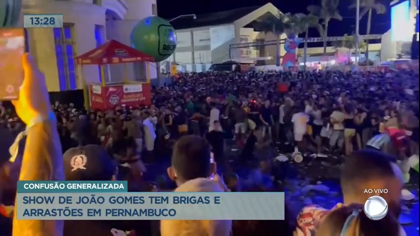 Vídeo: Show de João Gomes tem briga e arrastões em Pernambuco