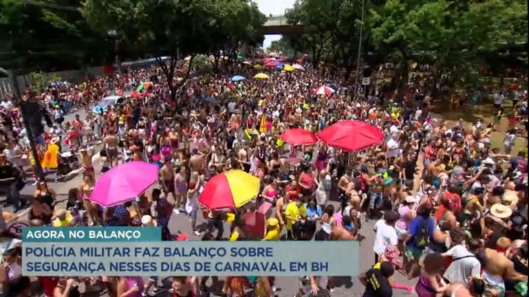 Vídeo: Número de ocorrências de crimes no Carnaval diminuiu em 2023, segundo balanço da PM