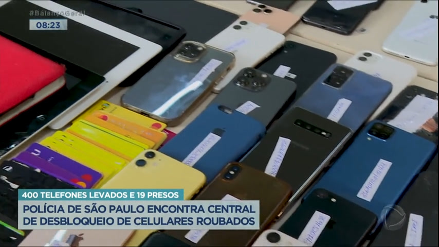Vídeo: Polícia recupera 400 celulares e prende 19 pessoas em operação no Carnaval