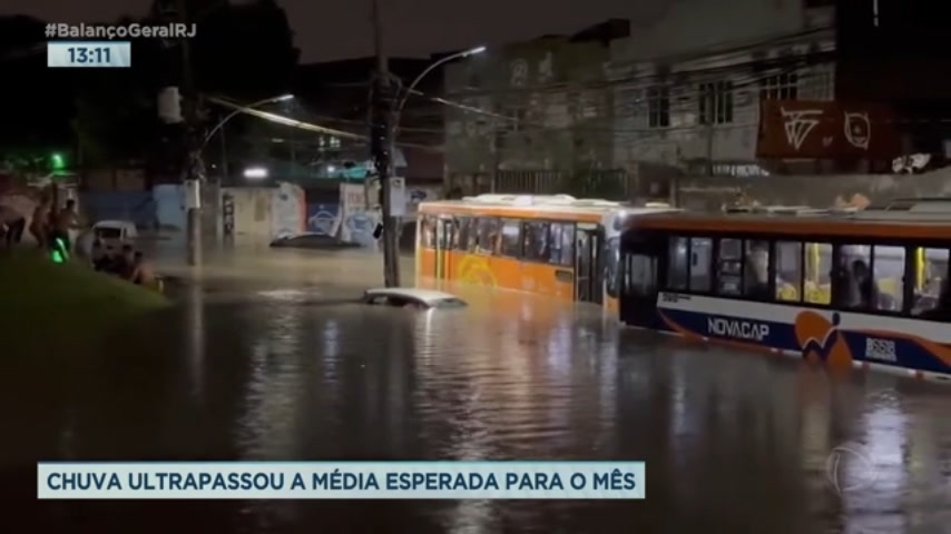 Vídeo: Rio teve aumento de 66% no volume de chuva de fevereiro