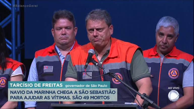 Vídeo: Tarcísio de Freitas diz que irá instalar sirenes no litoral de SP