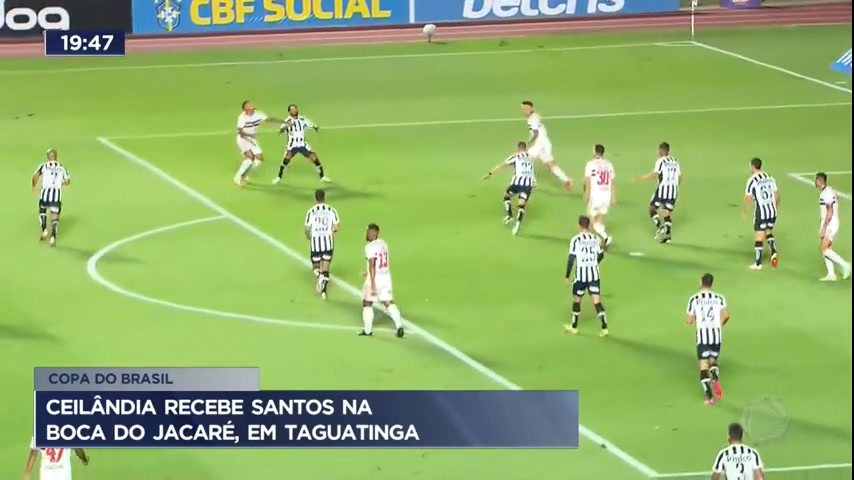 Vídeo: Santos enfrenta Ceilândia por vaga na segunda fase da Copa do Brasil