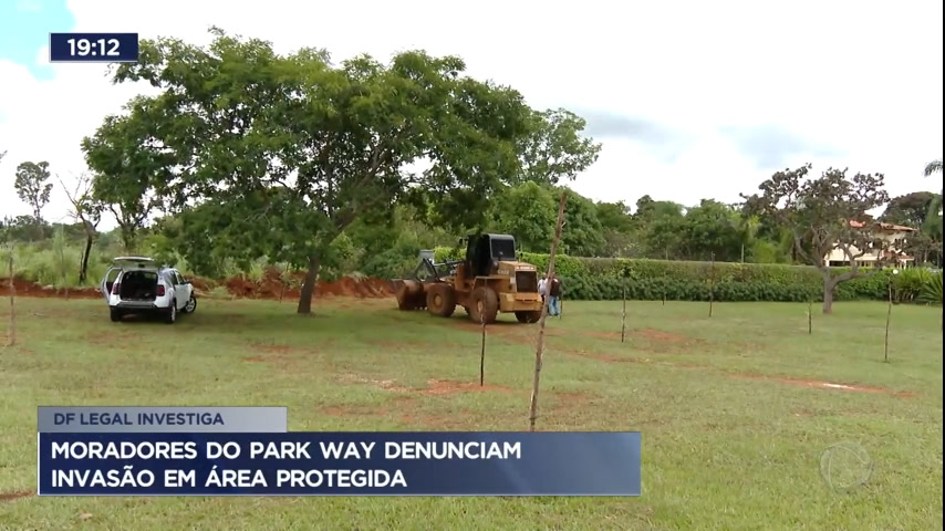 Vídeo: Moradores do Park Way denunciam invasão em área protegida