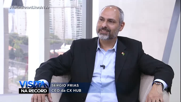 Vídeo: Visita na Record recebe o empresário Sérgio Frias.