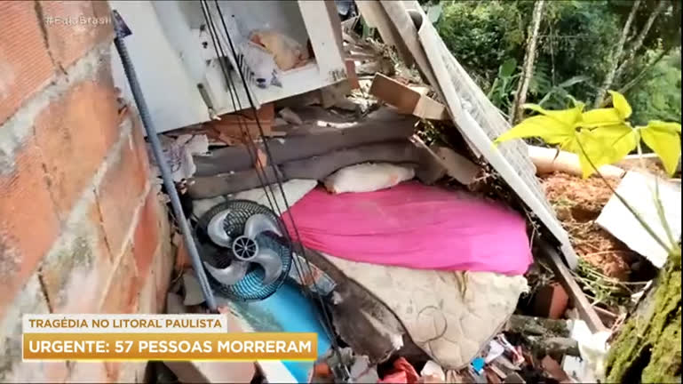 Vídeo: Tragédia no litoral paulista já deixou 57 mortos