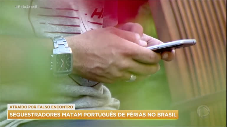 Vídeo: Português cai em golpe de aplicativo de namoro e é morto por sequestradores em SP