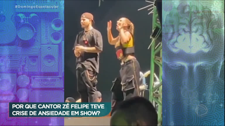 Vídeo: Zé Felipe tem crise de ansiedade durante show e acende alerta sobre saúde dos famosos