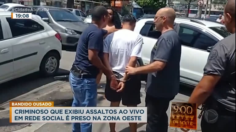 Vídeo: Criminoso que transmitiu arrastão ao vivo na internet é preso no Rio