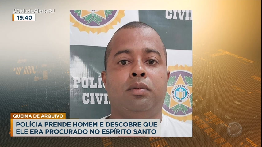 Vídeo: Homem preso no Rio era procurado no Espírito Santo