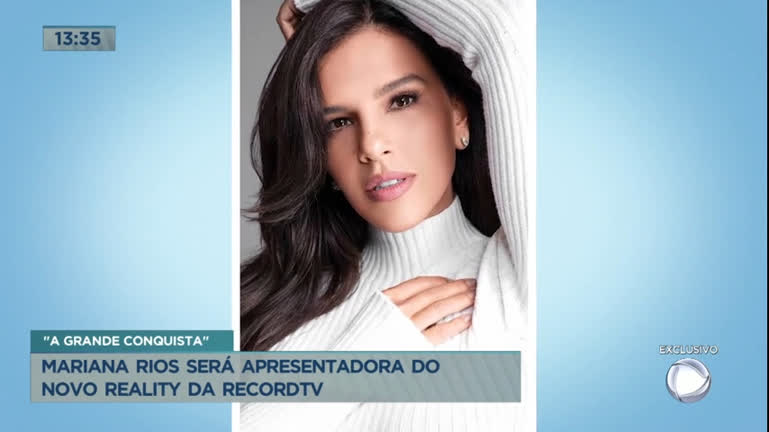 Vídeo: Mariana Rios será apresentadora de novo reality show