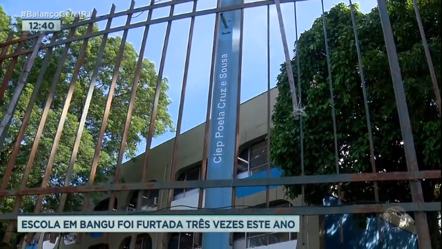 Vídeo: Escola é furtada pela terceira vez em 2023 no Rio