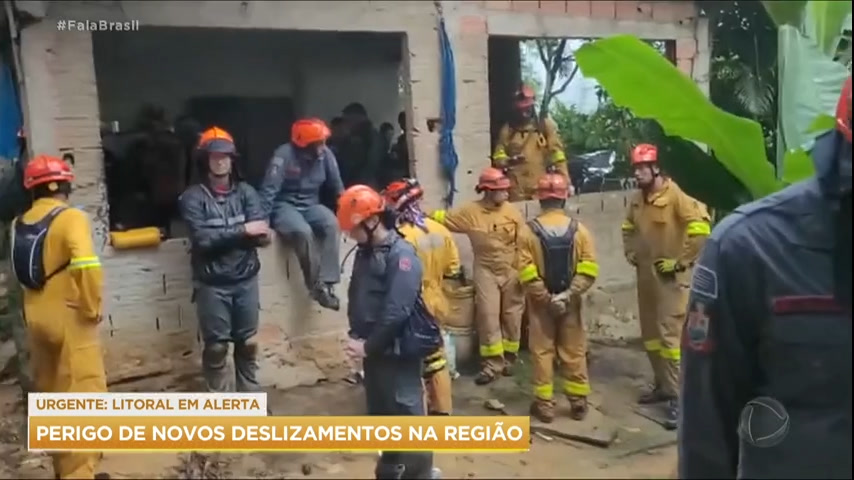 Vídeo: Defesa Civil emite alerta para risco de novos deslizamentos em São Sebastião (SP)