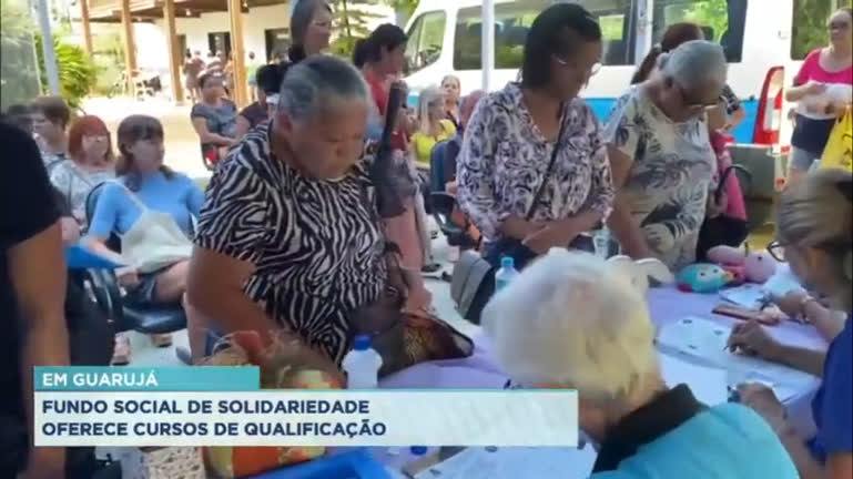 Vídeo: Fundo Social de Guarujá abre vagas para cursos