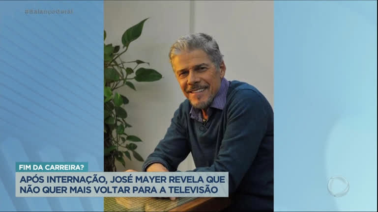 Vídeo: José Mayer anuncia fim da carreira na televisão após ser internado