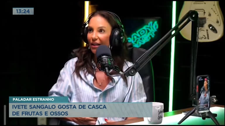 Vídeo: Ivete Sangalo surpreende ao dizer que gosta de casca de frutas e ossos
