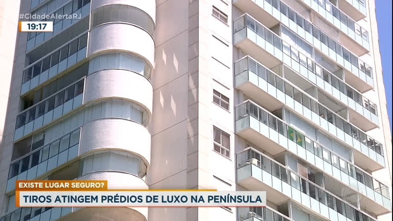 Vídeo: Tiros atingem prédios de luxo na Barra da Tijuca
