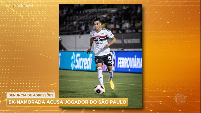Vídeo: Jogador Pedrinho, do São Paulo, é acusado de agredir a ex-namorada