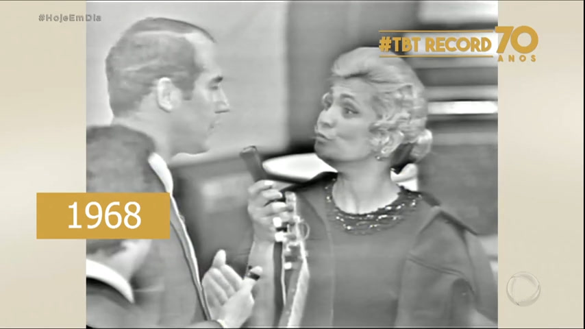 Vídeo: #TBT Record 70 anos volta a 1968 e relembra programa apresentado por Hebe Camargo