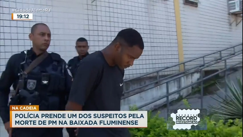 Vídeo: Suspeito de executar policial militar é preso na Baixada Fluminense