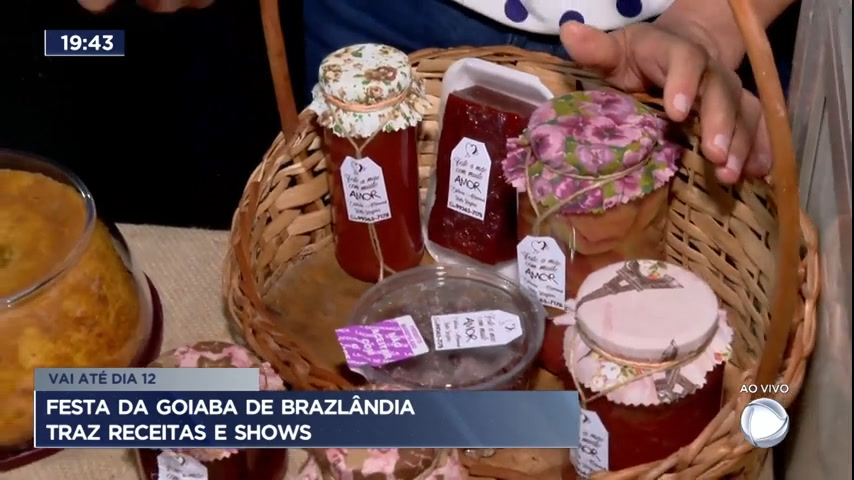Vídeo: Festa da Goiaba de Brazlândia traz receitas e shows