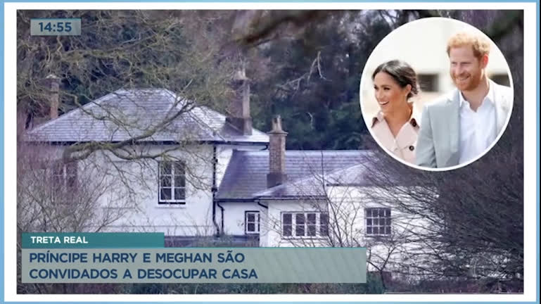 Vídeo: Príncipe Harry e Meghan são convidados a desocupar casa no Reino Unido
