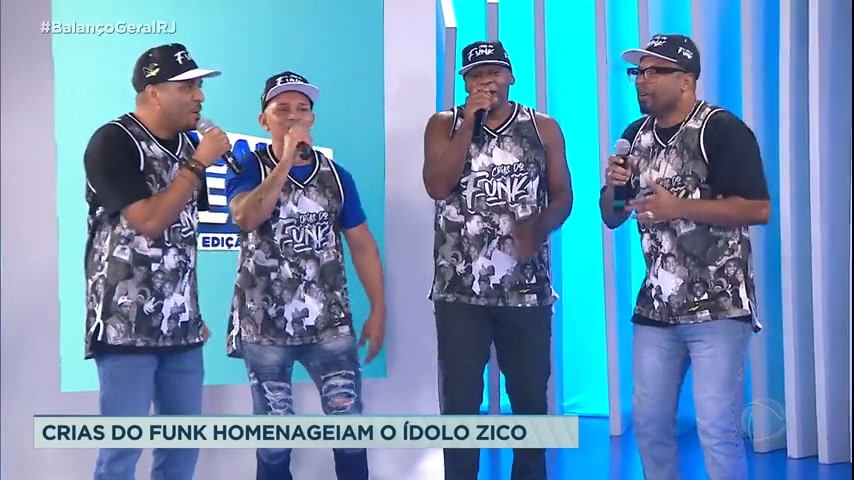 Vídeo: Buchecha e Os Crias cantam "O Funk é o Poder" e fazem homenagem a Zico