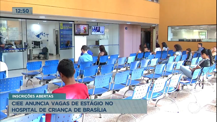 Vídeo: CIEE abre novas vagas para estágio no Hospital da Criança em Brasília