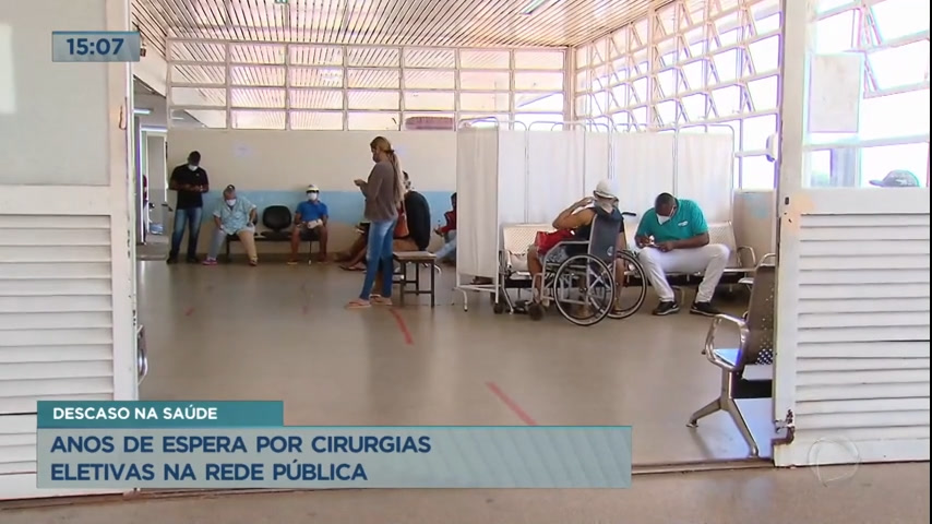 Vídeo: Pacientes esperam anos por cirurgias eletivas na rede pública