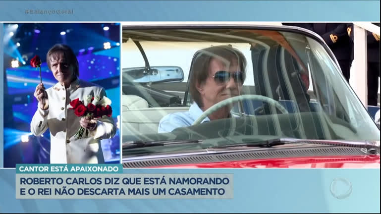Vídeo: Roberto Carlos confirma relacionamento, mas não revela identidade da namorada