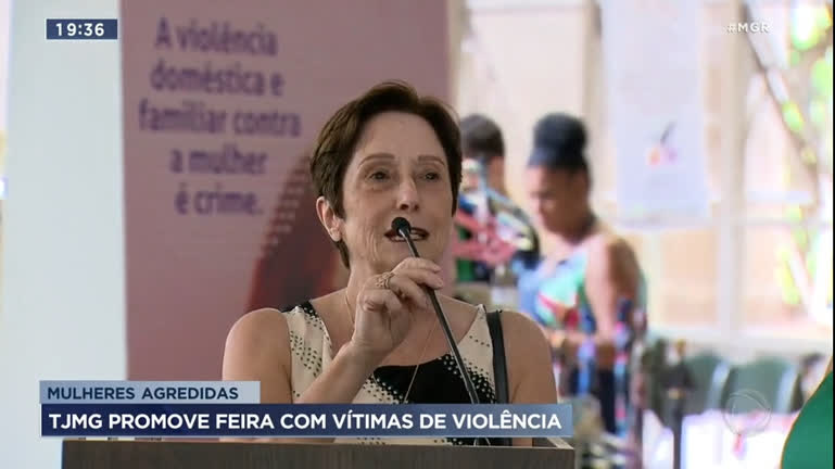 Vídeo: TJMG promove feira com vítimas de violência contra mulheres