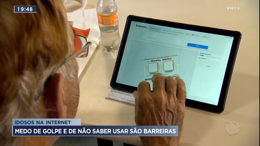 Vídeo: ONG de Belo Horizonte oferece letramento digital gratuito aos idosos