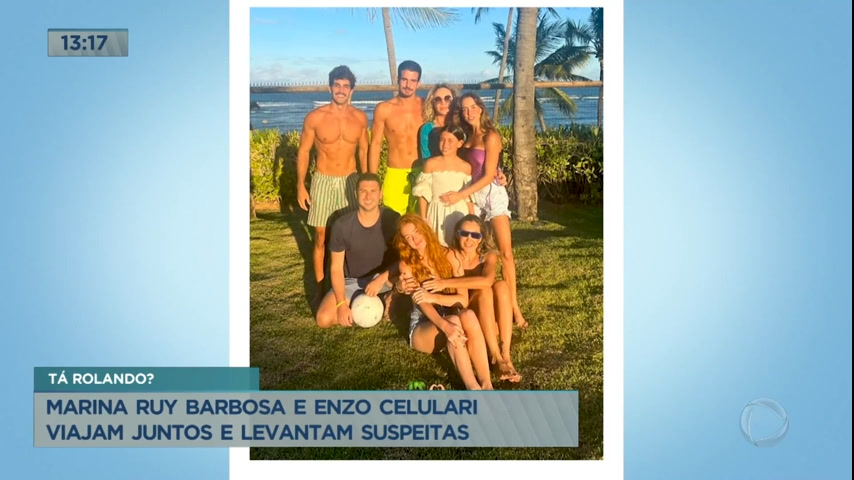 Vídeo: Internautas especulam affair entre Marina Ruy Barbosa e Enzo Celulari
