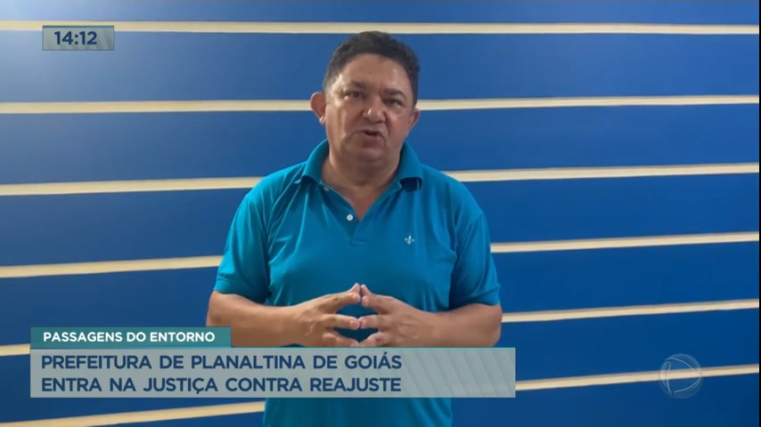 Vídeo: Prefeitura de Planaltina de Goiás entra na justiça contra reajuste