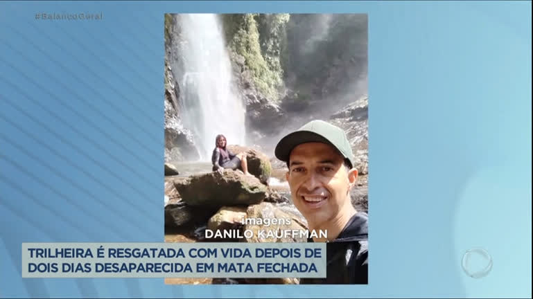 Vídeo: Bombeiros resgatam mulher desaparecida em cachoeira na Grande São Paulo